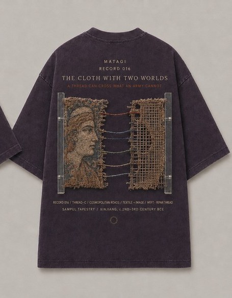 THE CLOTH WITH TWO WORLDS — achterkant hoofdstukbeeld