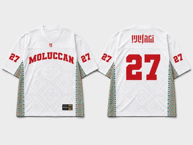 Moluccan jersey voor- en achterkant