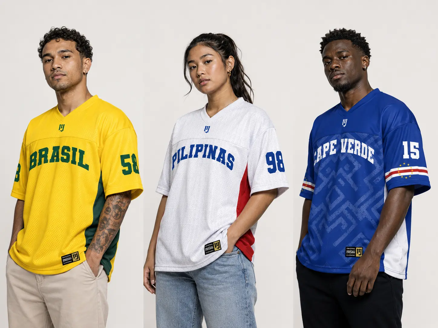 Brasil 58, Pilipinas 98 en Cape Verde 15 jerseys